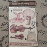 STAMPERIA Wooden Shapes - CLASSICAL DANCE KLSP099